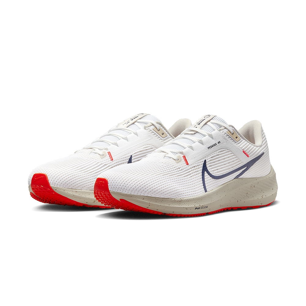 Nike Air Zoom Pegasus 40 男白奶茶小飛馬運動路跑慢跑鞋DV3853-100