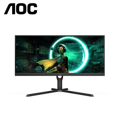 AOC 34型 U34G3M 2K 21:9 (寬)螢幕顯示器