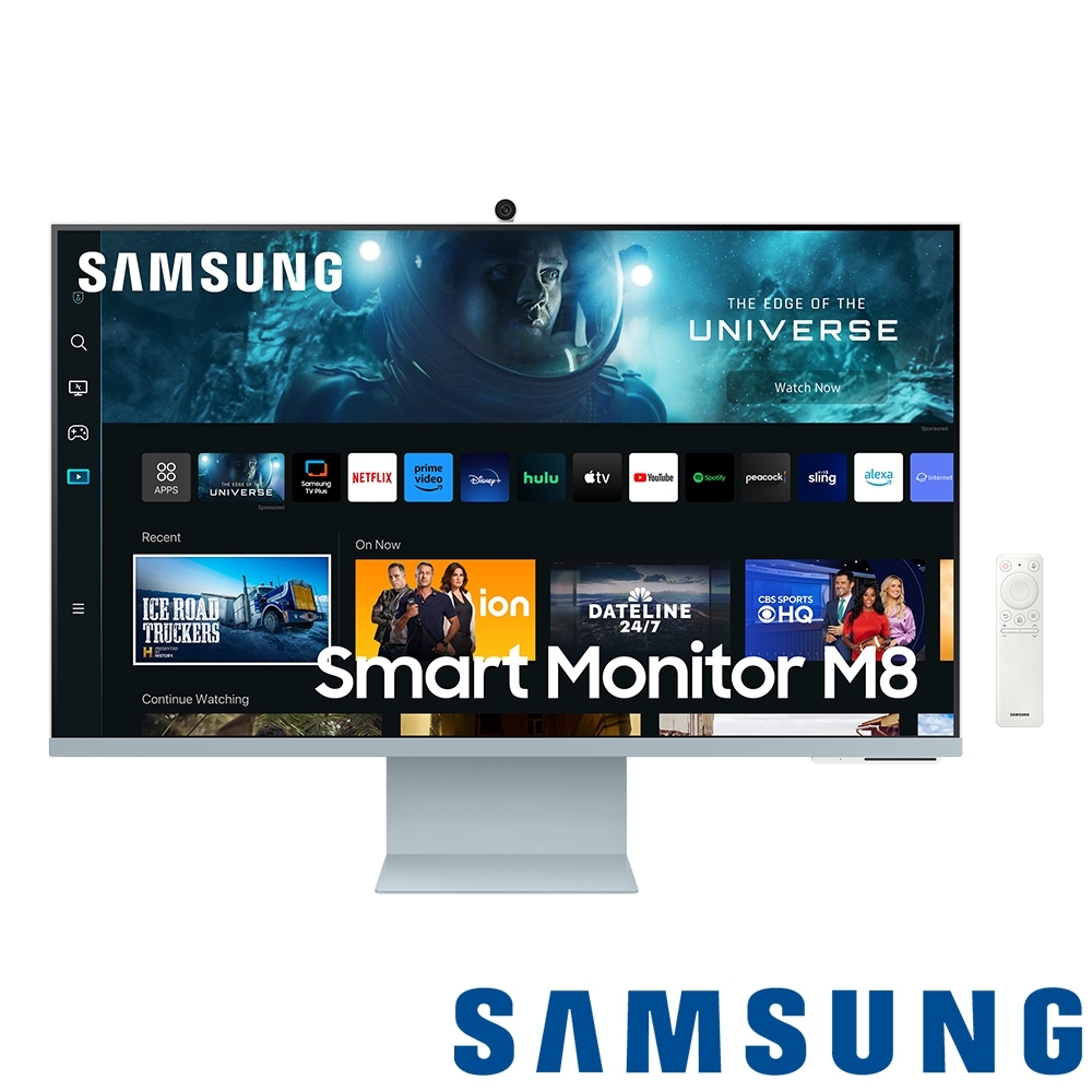 SAMSUNG S32CM80BUC 32型 4K 智慧聯網螢幕-藍 HDMI Type-C