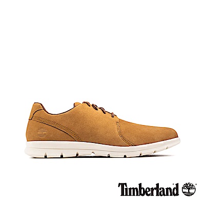 Timberland 男款淺褐色絨面革休閒牛津鞋|A1XGB