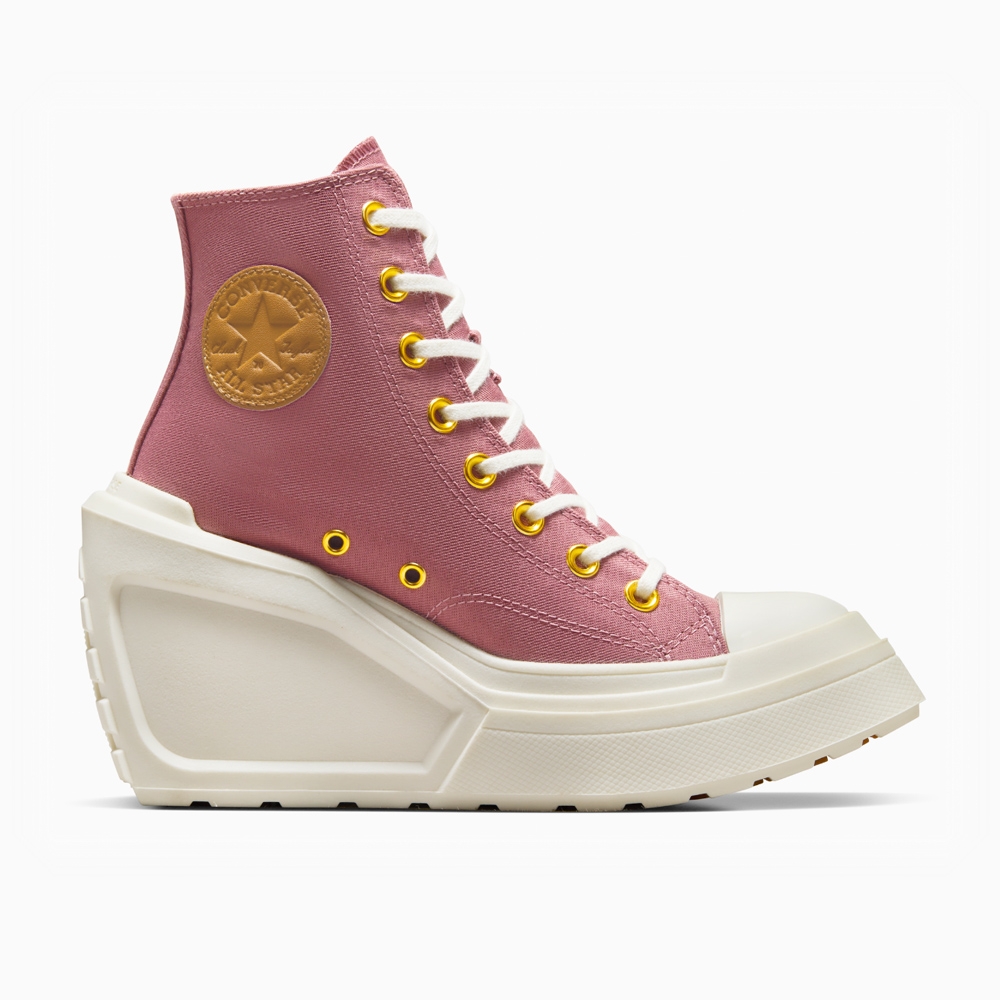 CONVERSE CHUCK 70 DE LUXE WEDGE HI 高筒 休閒鞋 厚底鞋 女鞋 莓紅-A07202C