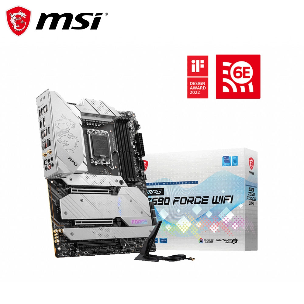 微星MSI MPG Z690 FORCE WIFI INTEL主機板