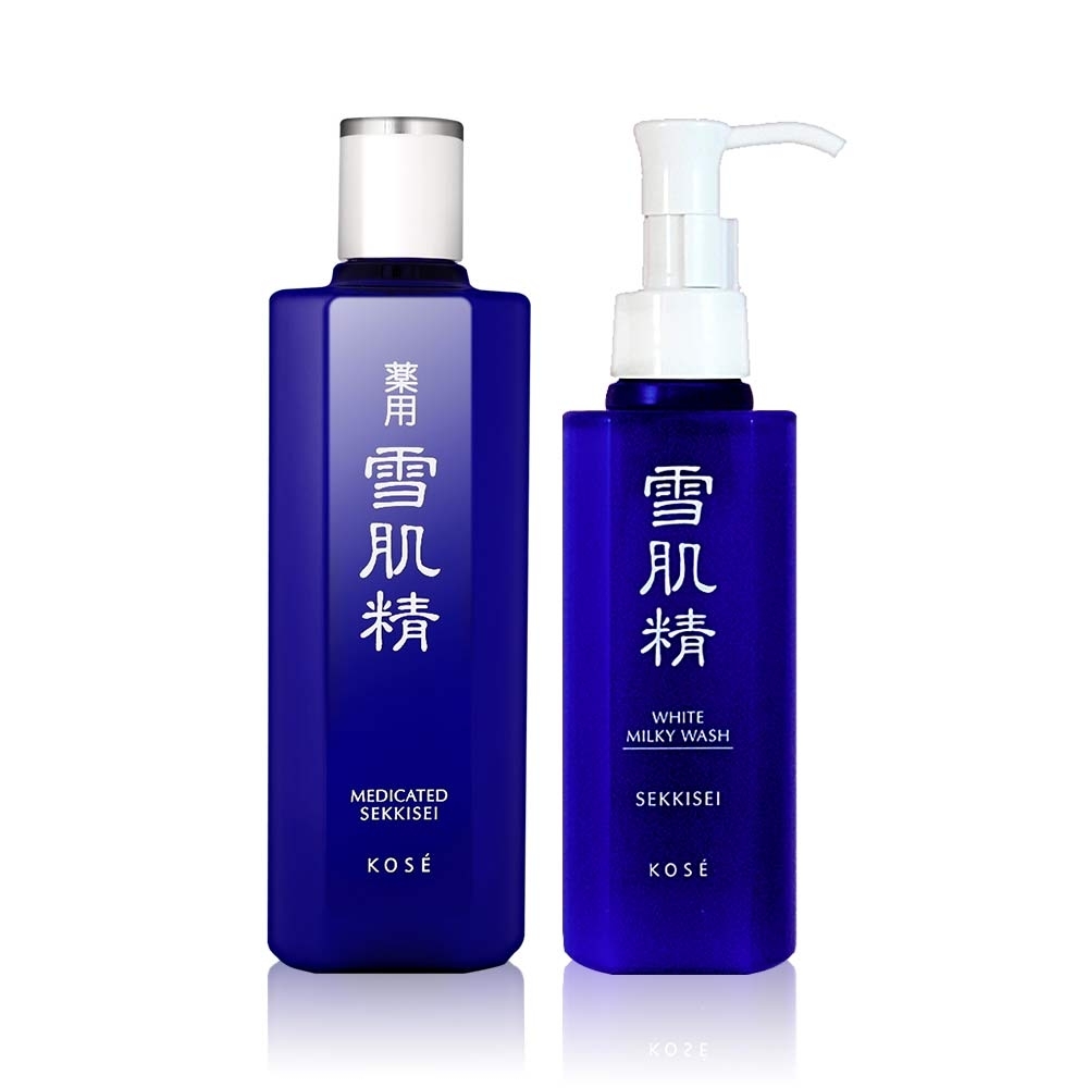 KOSE 高絲雪肌精靚白洗顏乳140ml+雪肌精化妝水200ml | 日韓保養彩妝