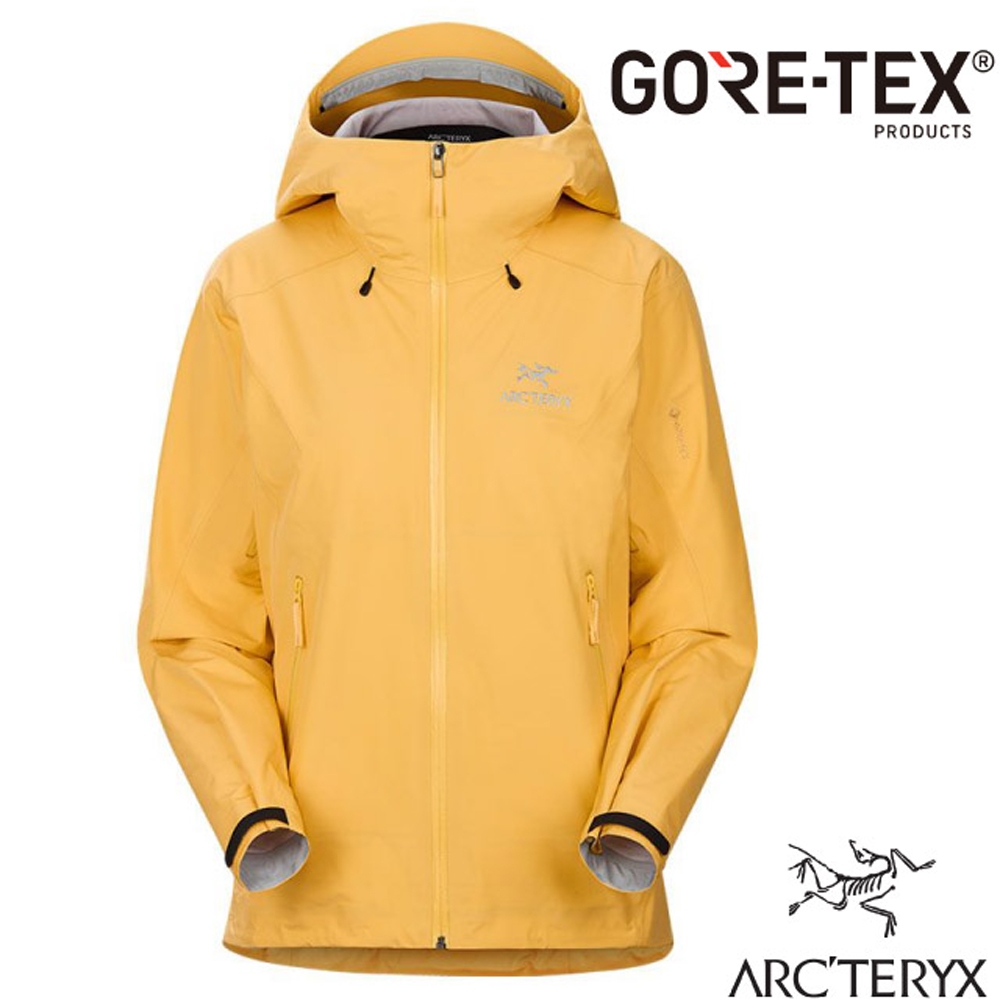 ARCTERYX 始祖鳥 Beta LT Gore-Tex 女 防風防水透氣連帽外套.風雨衣_琥珀黃