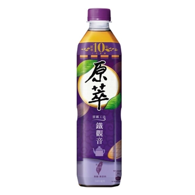 【原萃】鐵觀音綠茶(580mlx24入/箱)(賞味期限2024.07.09)