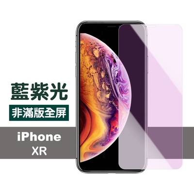 iPhoneXR 藍紫光高清非滿版手機9H保護貼 iPhoneXR保護貼 XR鋼化膜