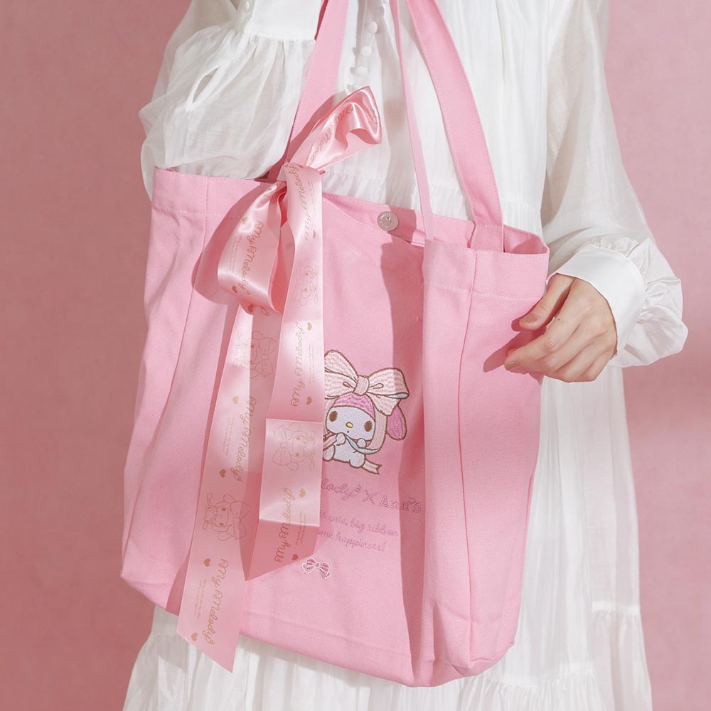 ﹝贈品﹞My Melody X Ann'S 粉紅帆布包