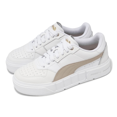 Puma 休閒鞋 Cali Court Lth Wns 女鞋 白 灰泥色 低筒 小白鞋 39380210