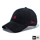 NEW ERA 9THIRTY 930 燈心絨 MINI LOGO NY 黑/紅 棒球帽 product thumbnail 1