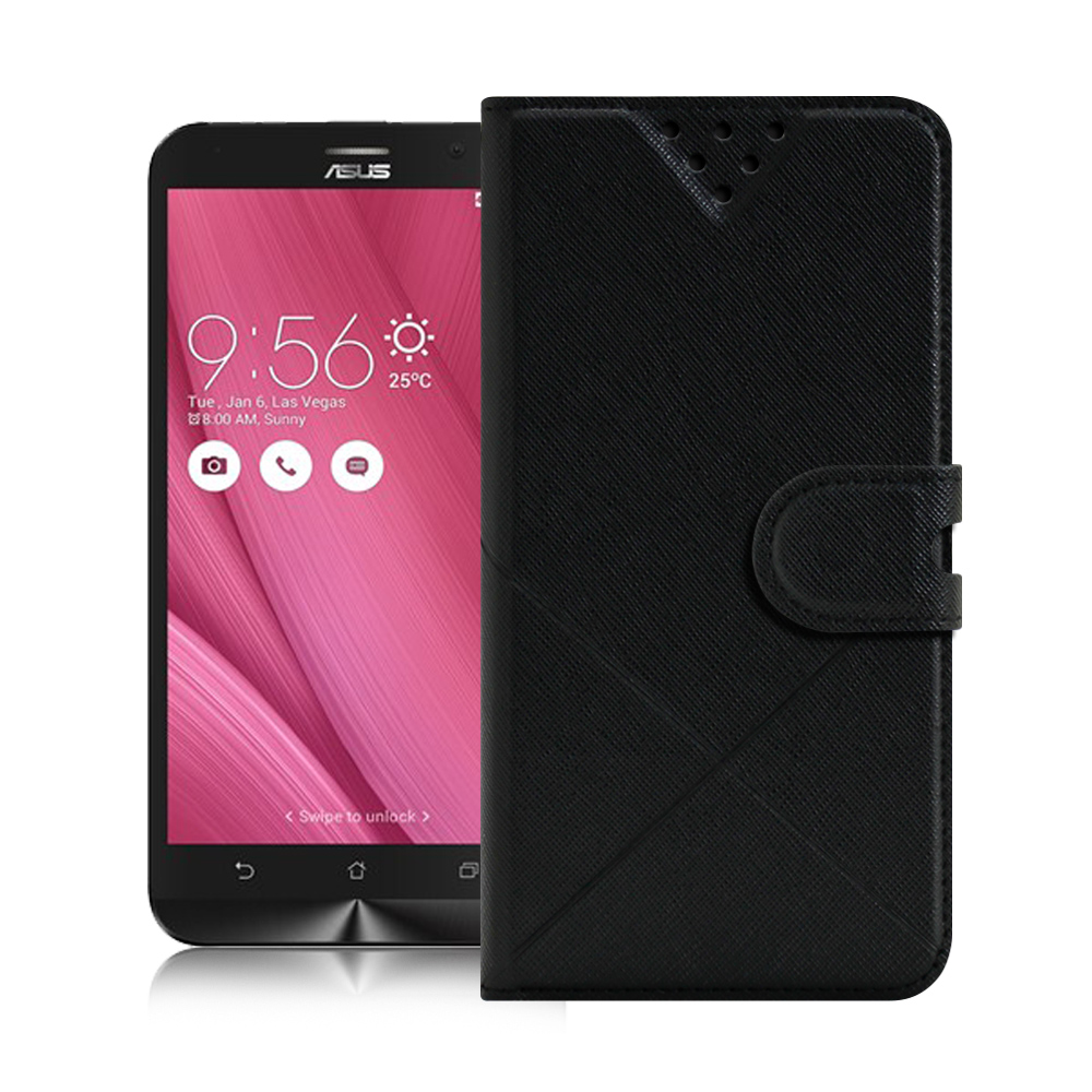 NISDA for  ZenFone Go ZB552KL 風格磨砂側翻皮套