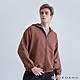 GIORDANO 男裝拼接連帽風衣外套 - 41 莖棕色 product thumbnail 1