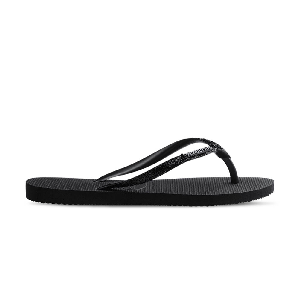 Havaianas Slim Glitter II 女鞋 黑色 閃亮 夾腳拖 人字拖 拖鞋 4146975-4057W