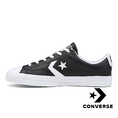 converse star player ox leather black