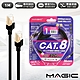 MAGIC Cat.8 40G S/FTP 26AWG極高速八類雙屏蔽乙太網路線-1米 product thumbnail 1