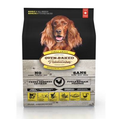 加拿大OVEN-BAKED烘焙客-成犬野放雞-原顆粒 11.34kg(25lb)(購買第二件贈送寵物零食x1包)
