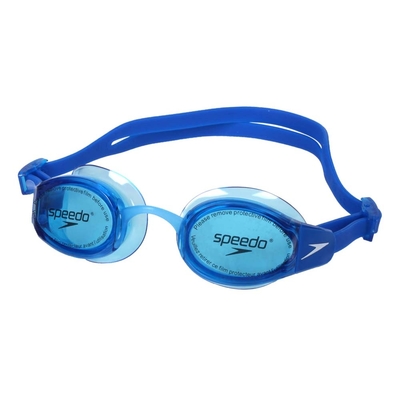 SPEEDO MARINER PRO 成人運動泳鏡-抗UV 防霧 蛙鏡 游泳 SD813534D665 藍