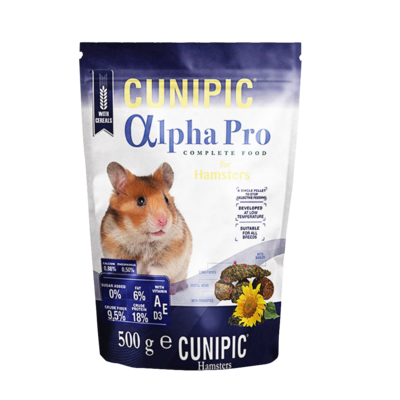 【西班牙CUNIPIC】頂級專業照護系列-倉鼠飼料500g x2包