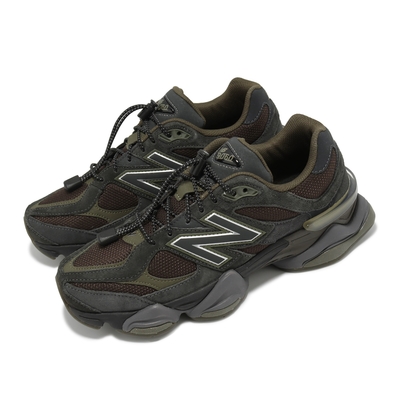 New Balance 休閒鞋 9060 男鞋 女鞋 黑 綠 緩震 麂皮 網眼 拼接 微厚底 NB 情侶鞋 U9060PH-D