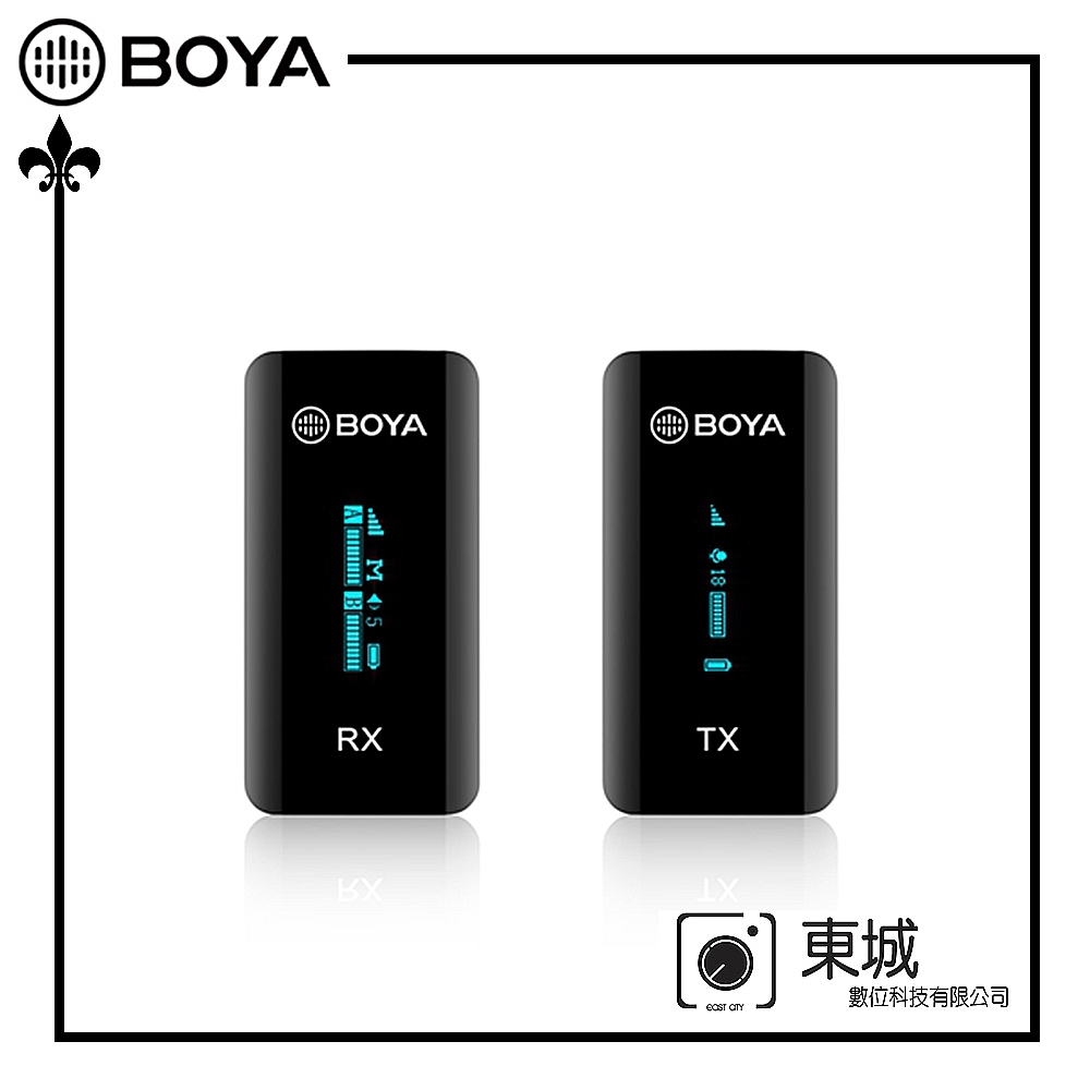 BOYA 博雅 BY-XM6-S1 一對一雙聲道無線迷你麥克風 (東城代理公司貨)