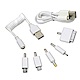 行動電源 USB轉接線+轉接頭*5顆(白色) 有MICRO USB& IPHONE4 product thumbnail 1