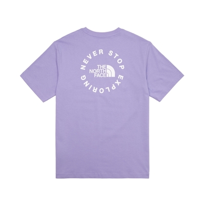 The North Face M ELBIO GRAPHIC SS TEE 男短袖上衣-紫-NF0A88GCPJO