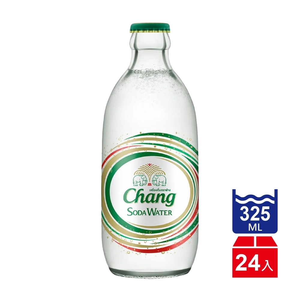 【CHANG泰國泰象】CHANG泰象氣泡水 325ml24入(氣泡水)