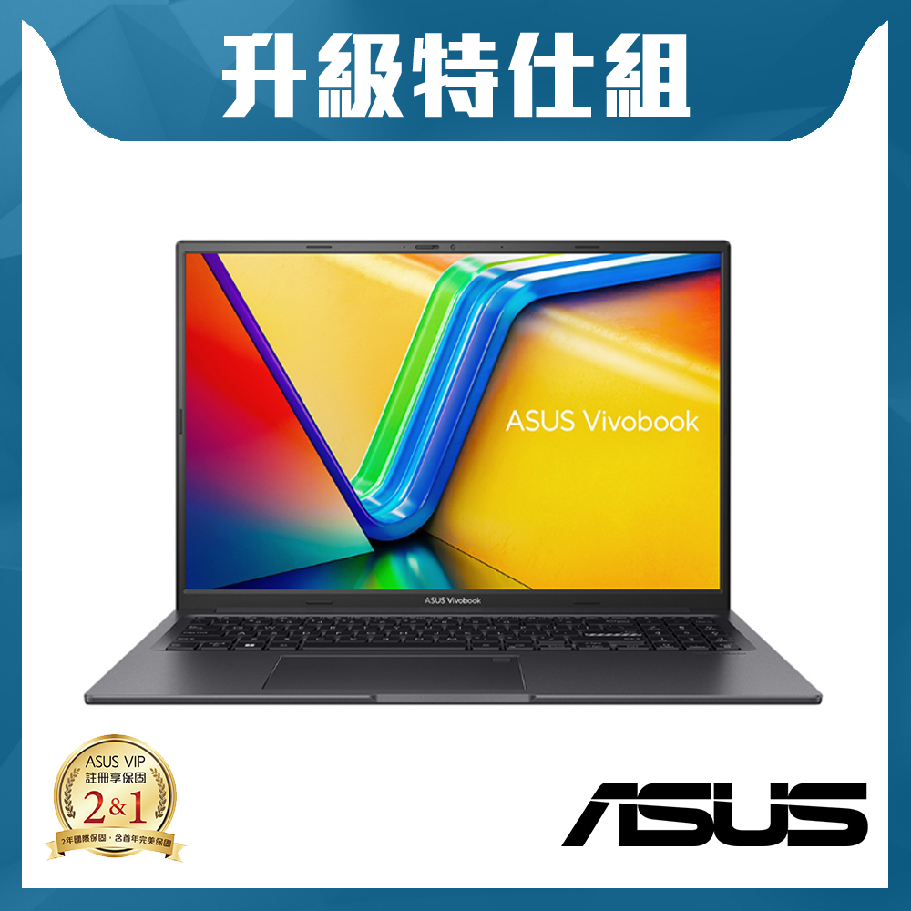 ASUS K3605ZF 16吋特仕筆電 (i5-12500H/RTX2050/8G+8G/2T/搖滾黑/Vivobook 16X)