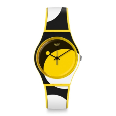 Swatch Bau 包浩斯系列手錶 D-FORM 圓點概念 -34mm