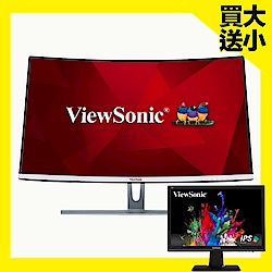 ViewSonic 32型WQHD 2K曲面螢幕