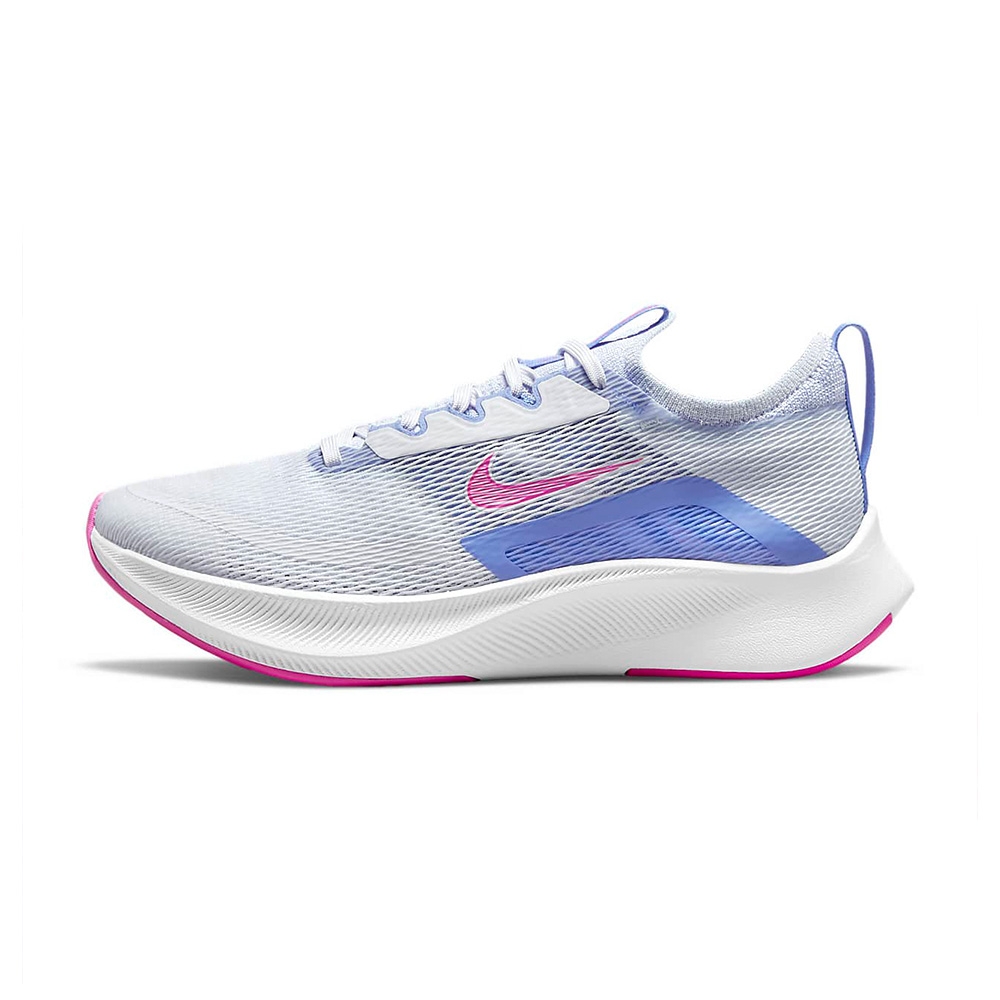 Nike Zoom Fly 4 女鞋白紫色輕量緩震透氣運動慢跑鞋CT2401-003 | 慢跑