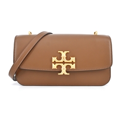 TORY BURCH ELEANOR牛皮磁吸肩背包-棕