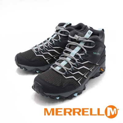 MERRELL(女)MOAB FST 2 MID GTX中筒運動鞋 女鞋-藍綠