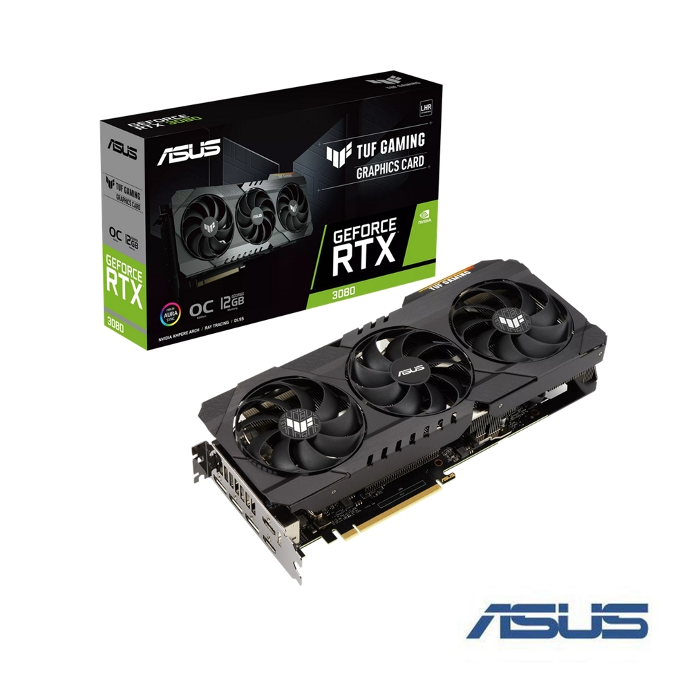 ASUS 華碩TUF Gaming GeForce RTX 3080 OC超頻版12GB 顯示卡| RTX 30