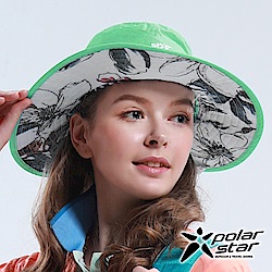 PolarStar 輕量防潑水雙面圓盤帽 遮陽帽『蘋果綠』P16518
