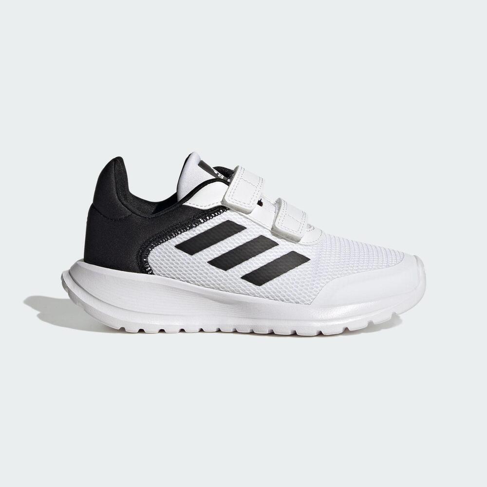 Adidas Tensaur Run 2.0 CF K [IF0354] 中童 慢跑鞋 運動 休閒 魔鬼氈 透氣 白黑