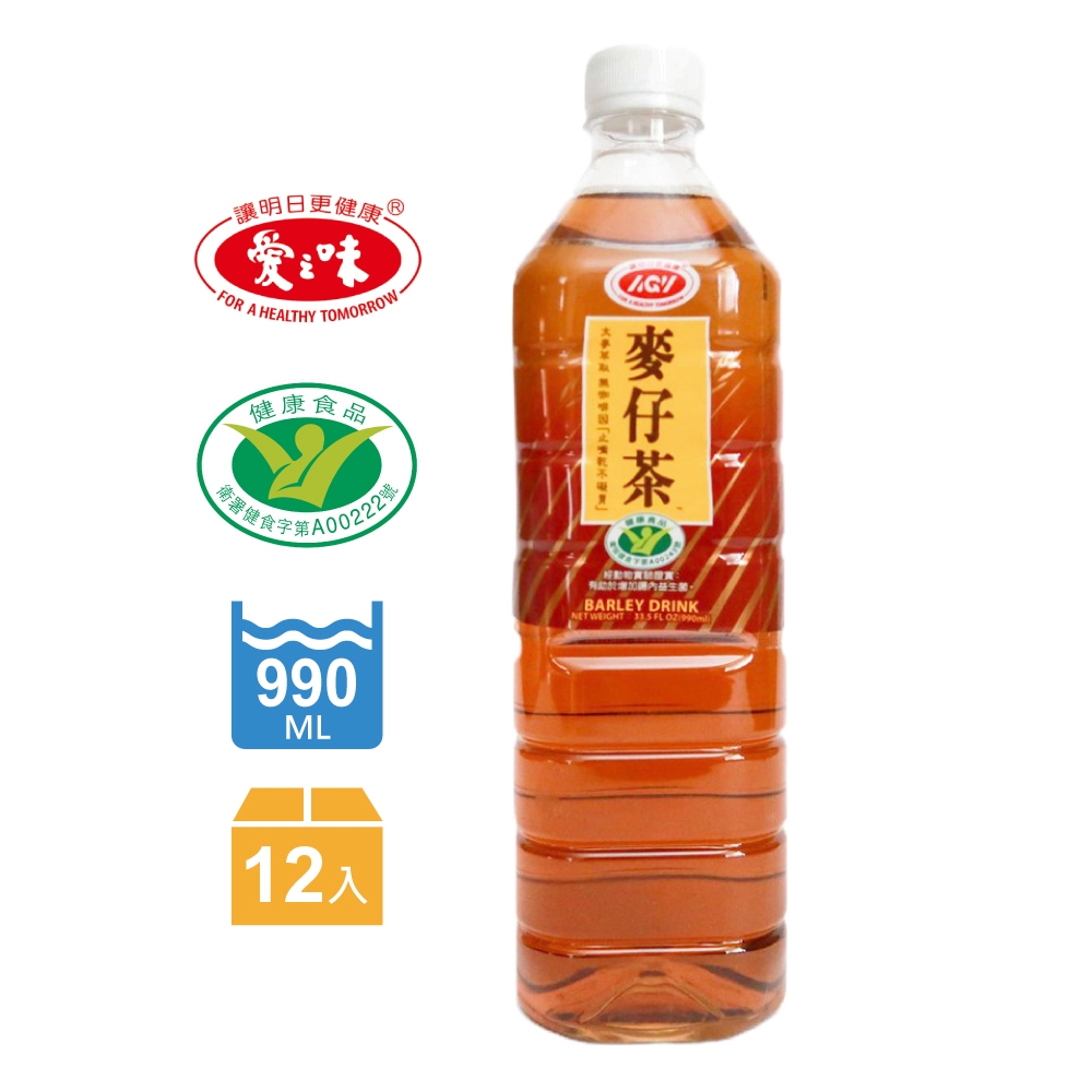 【愛之味】麥仔茶(990mlx12入)