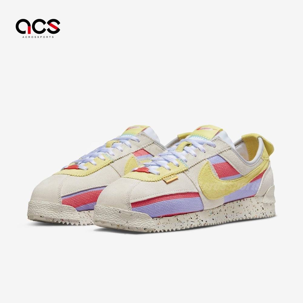 UNION X Nike Cortez 男鞋女鞋米白黃聯名款阿甘鞋50週年DR1413