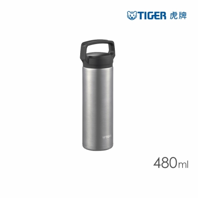 TIGER虎牌 超輕量手提隨行旋蓋不鏽鋼保溫杯480ml(MEA-B048)