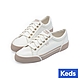 Keds 復古時尚金眼扣帆布運動鞋-卡其/白 9241W123264 product thumbnail 2