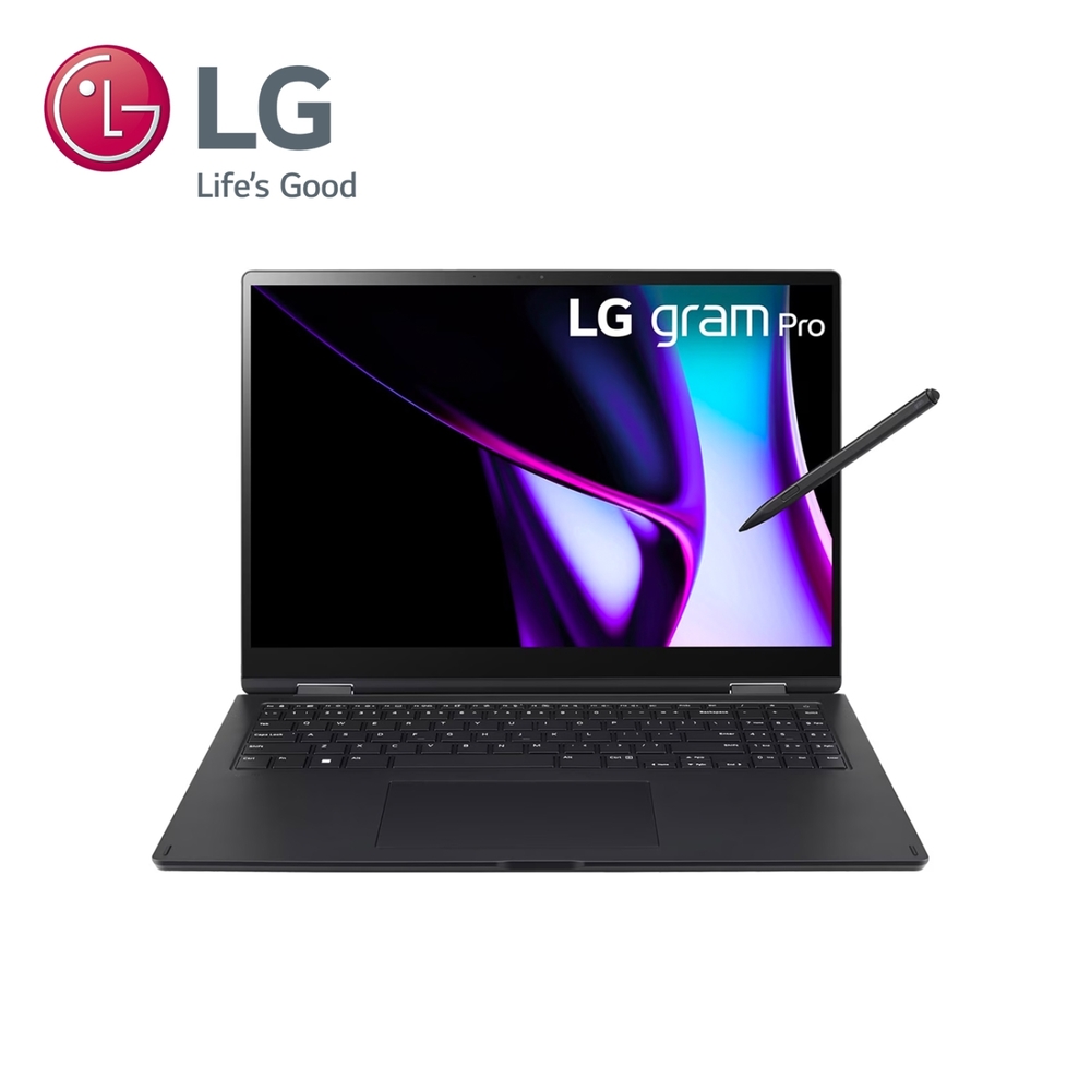 LG 樂金 Gram 16T90SP-K.AA75C2 16吋極致輕薄2-in-1 AI翻轉觸控筆電(Core Ultra 7/16G/512GB SSD/Win11HOME/曜石黑)