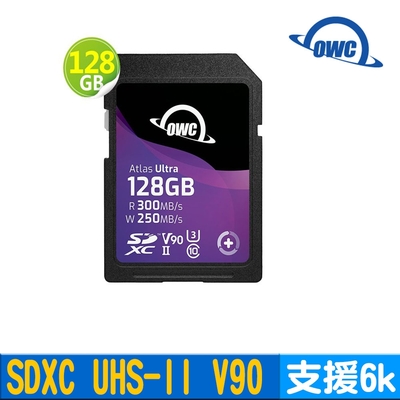OWC Atlas Ultra 128GB SD 記憶卡 SDXC UHS-II V90