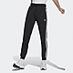 Adidas SLIM Pants 女款 黑色 修身 縮口 運動 休閒 訓練 慢跑 三線 棉質 長褲 IB7455 product thumbnail 1