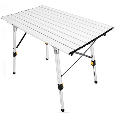 高低可調式鋁合金折疊桌(贈送收納袋) 摺疊桌折合桌