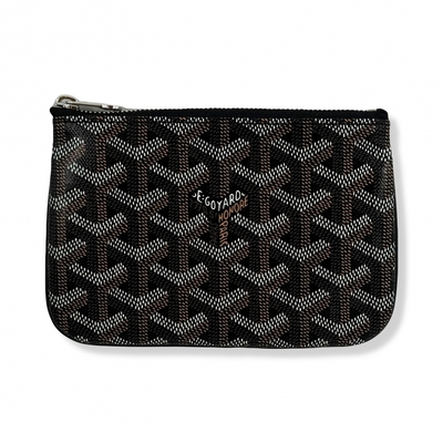 Goyard 拉鍊錢包 (黑色)