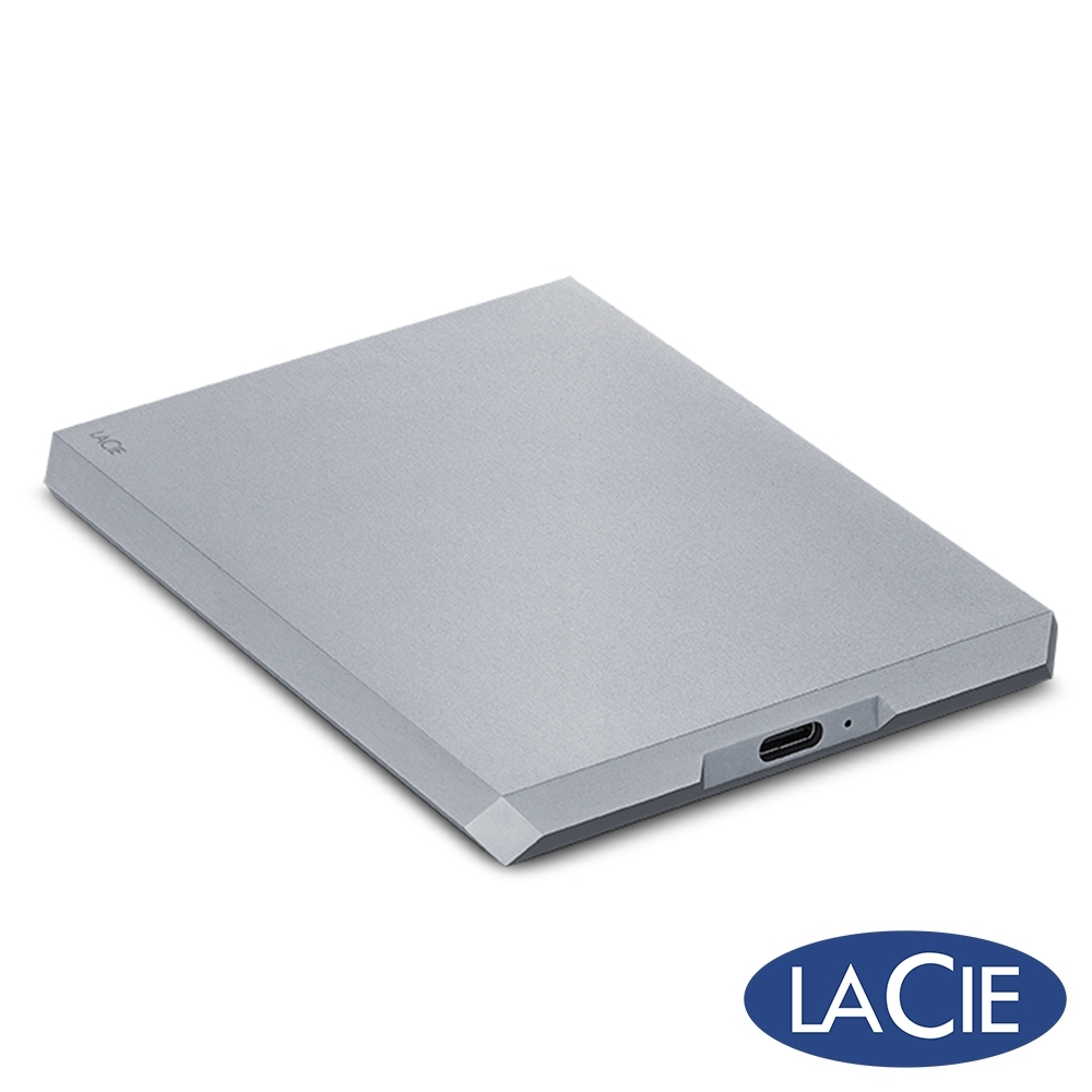 LaCie Mobile Drive USB-C 4TB 外接硬碟-太空灰