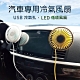 【SINYI 新翊】車用USB冷氣孔LED循環風扇 product thumbnail 1