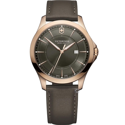 Victorinox Alliance 經典正裝時尚紳士腕錶(VISA-241908)/40mm