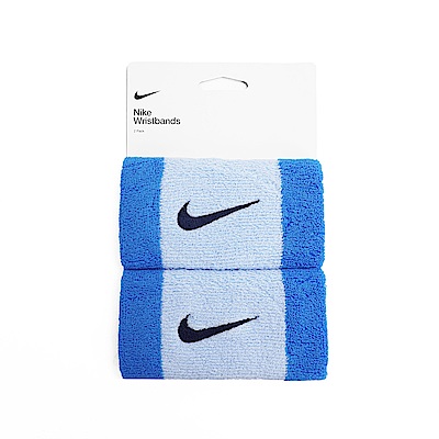 Nike Nike Swoosh [N0001586425OS] 加長腕帶 2入 運動 打球 健身 吸濕 排汗 水藍