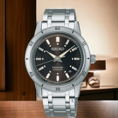 SEIKO 精工 presage 60年代復古 機械錶 男錶 手錶 指針錶-39.5mm 4R35-06H0U/SRPL09J1