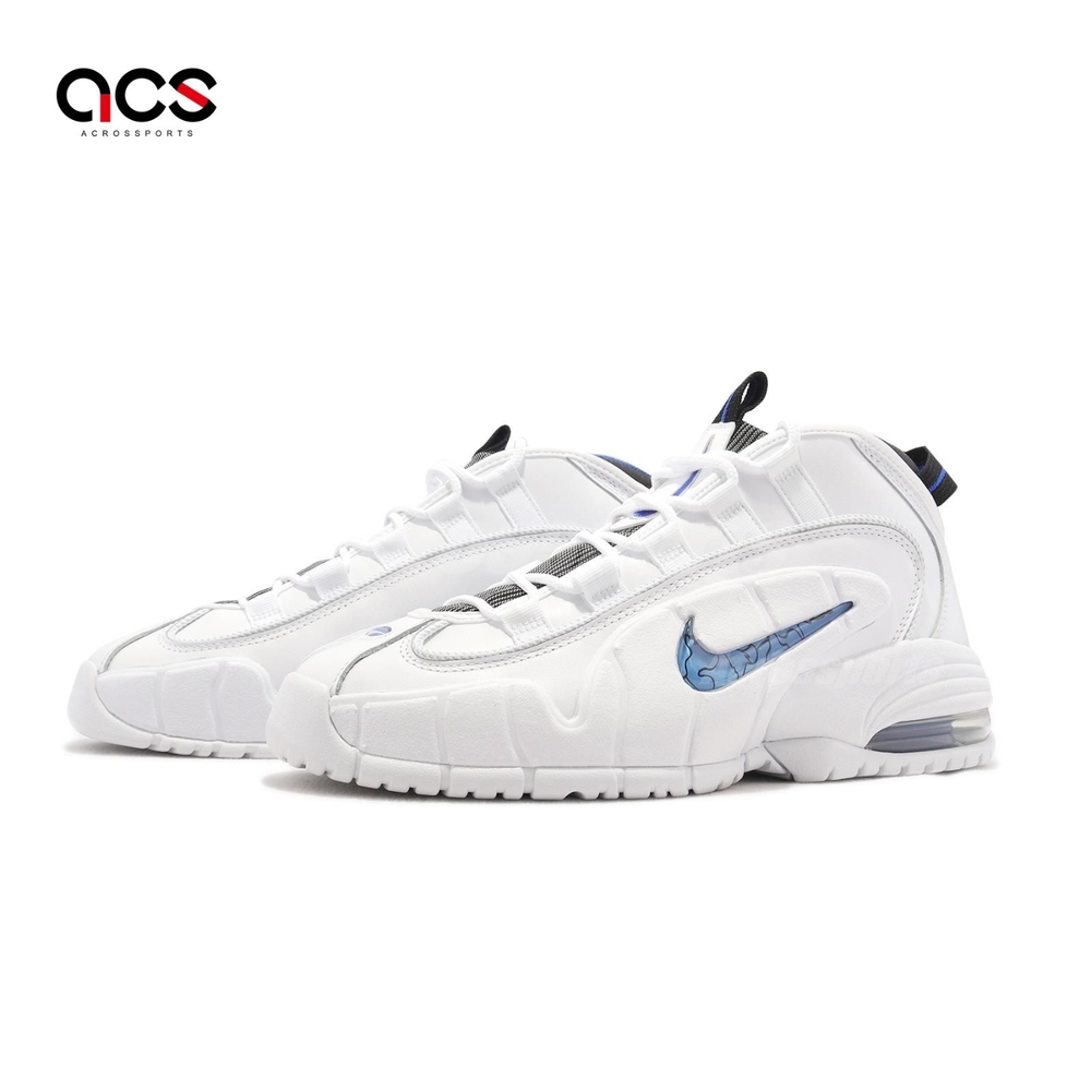 Nike 休閒鞋Air Max Penny 男鞋白藍Penny 1 主場配色復刻氣墊OG 哈德威